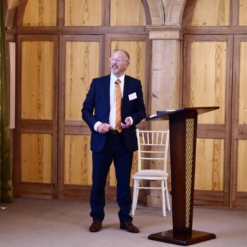 Adrian presenting